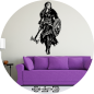 Preview: Wandtattoo 46395 Wikinger-Maid mit Schild und Axt